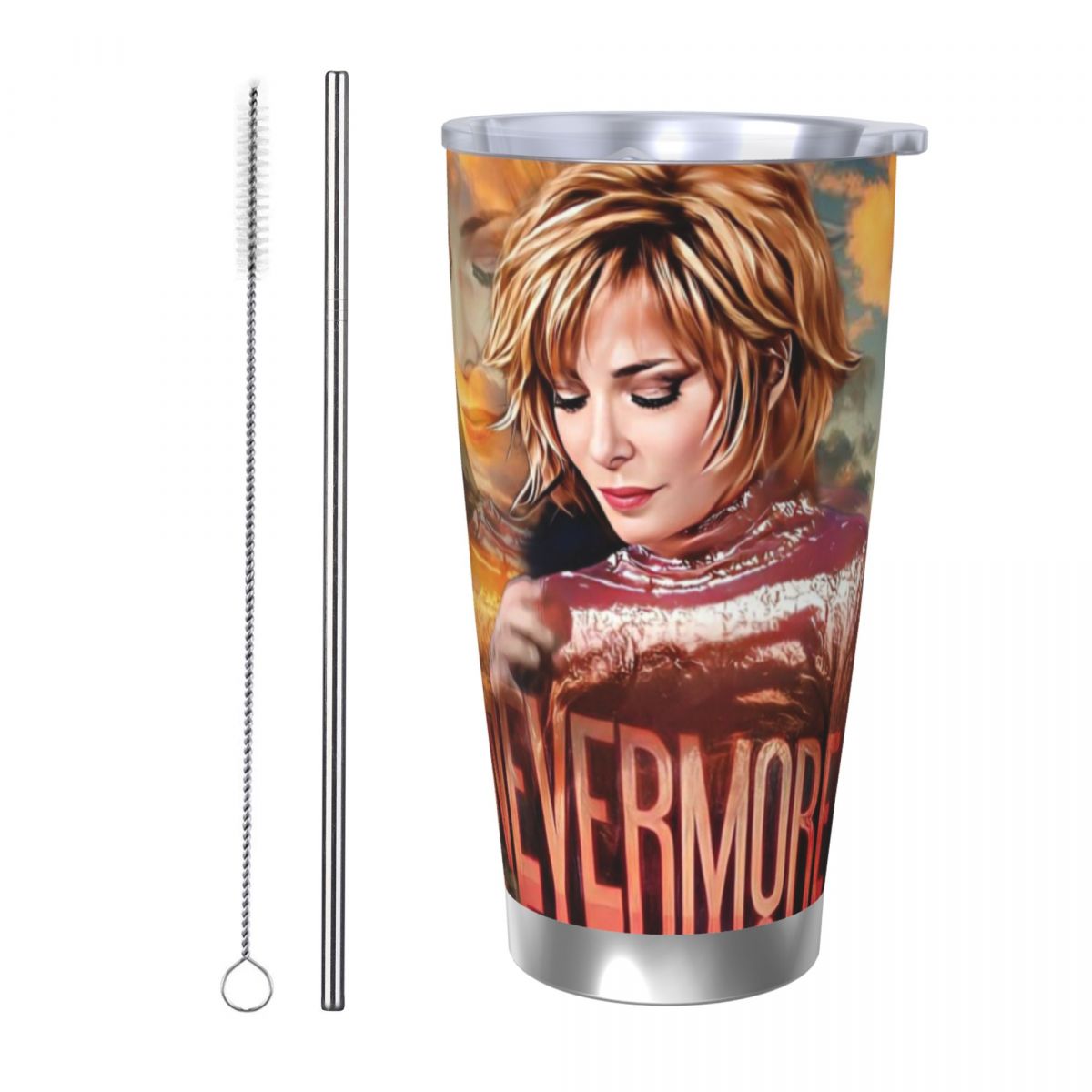 Vacuum Insulated Flask - Mylene Farmer Nevermore 20oz Stainless Steel