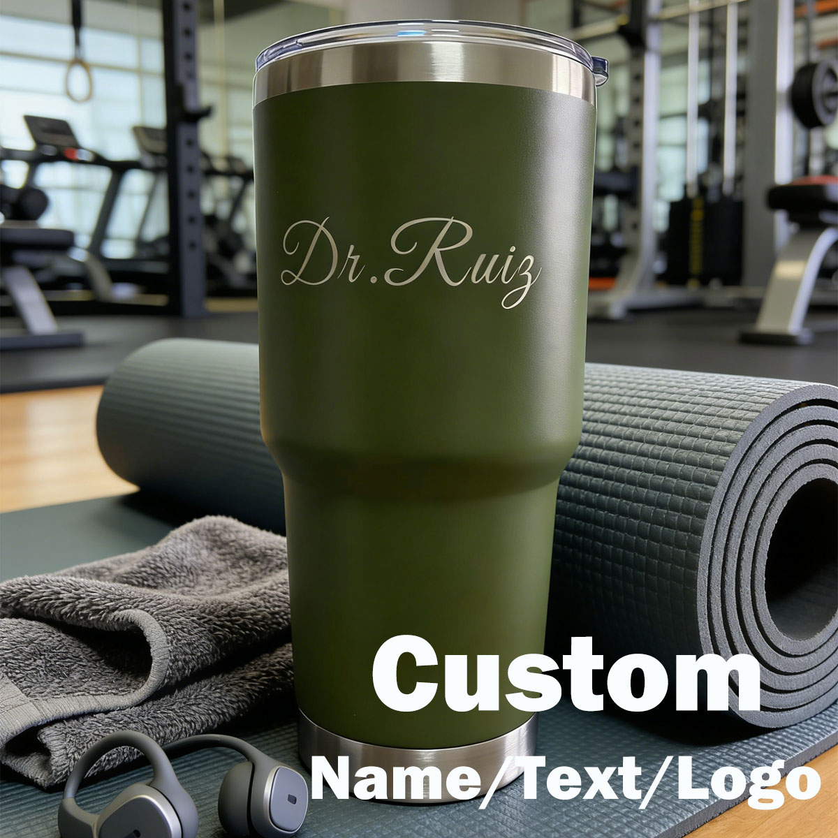 Vacuum Insulated Flask - Custom Personalized 30 oz Vacuum Insulated