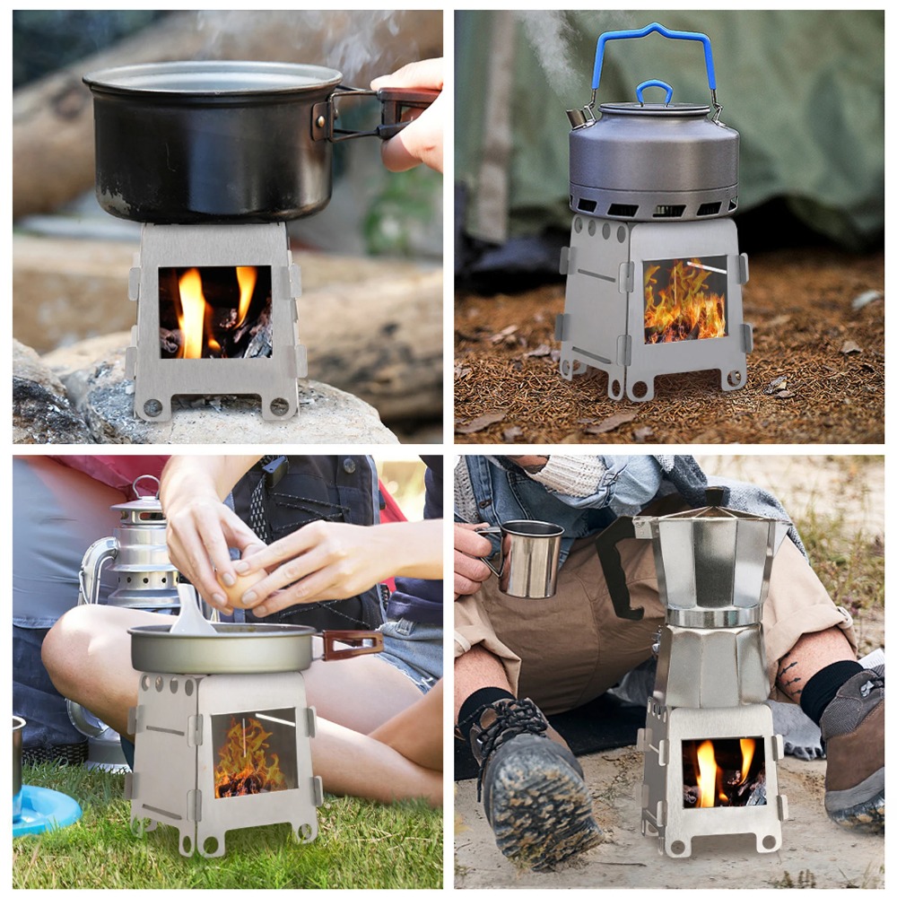 Outdoor Camping Stove Wood - Camping Furnace Wood Stove Alcohol Stove