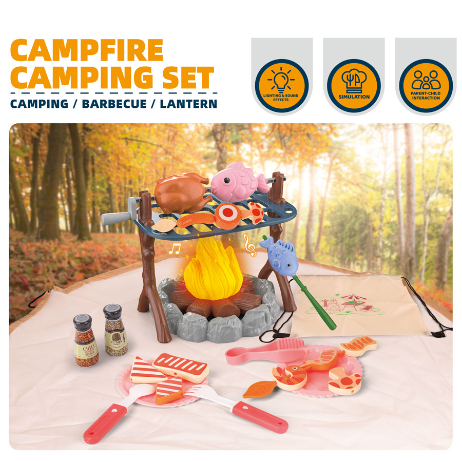 Outdoor Camping Toys - Kids Outdoor Adventure Tool Set Campfire