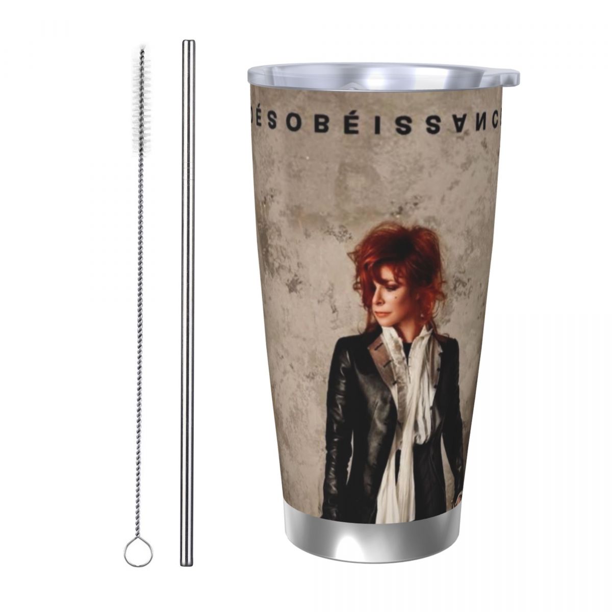 Vacuum Insulated Flask - Mylene Farmer Nevermore 20oz Stainless Steel