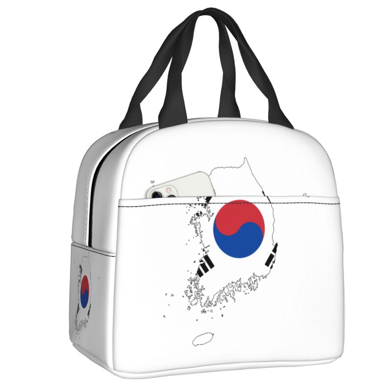 Outdoor Camping Korea - South Korea Flag Thermal Insulated Lunch