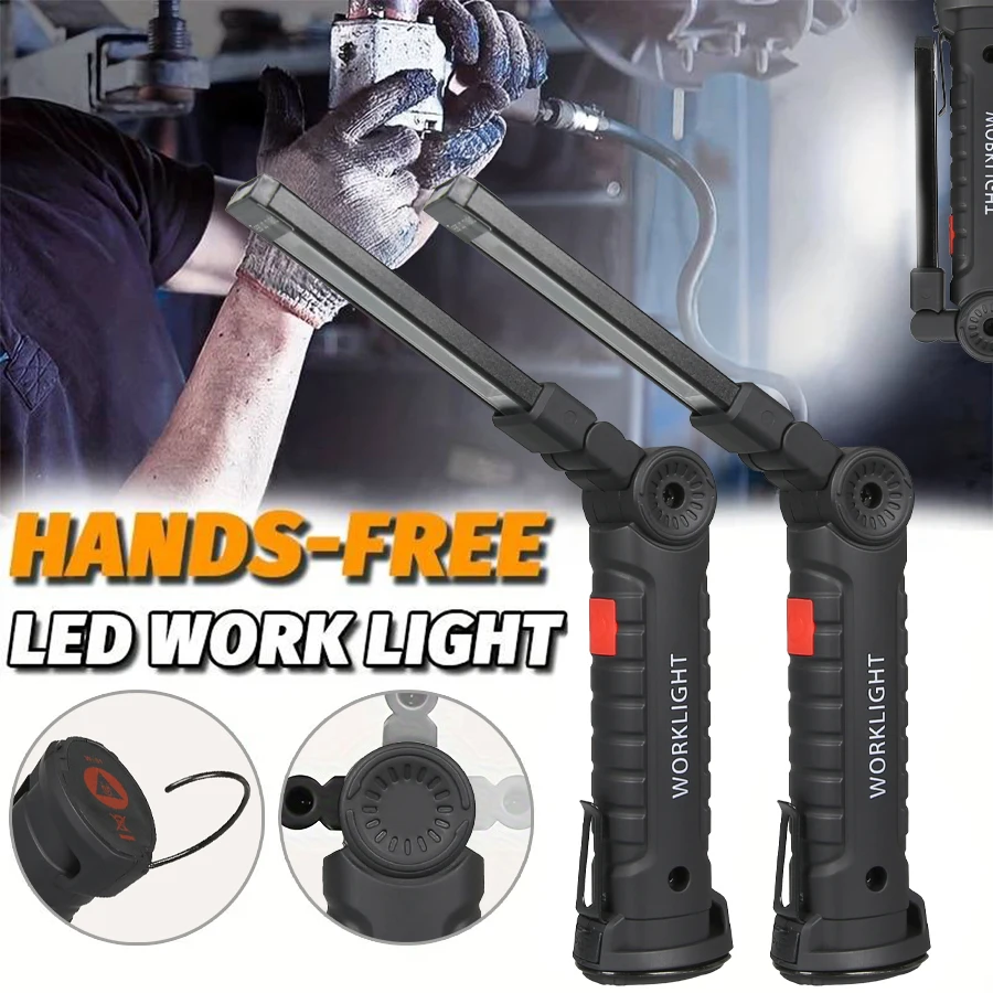 Outdoor Camping Lantern - New Portable COB LED Flashlight USB