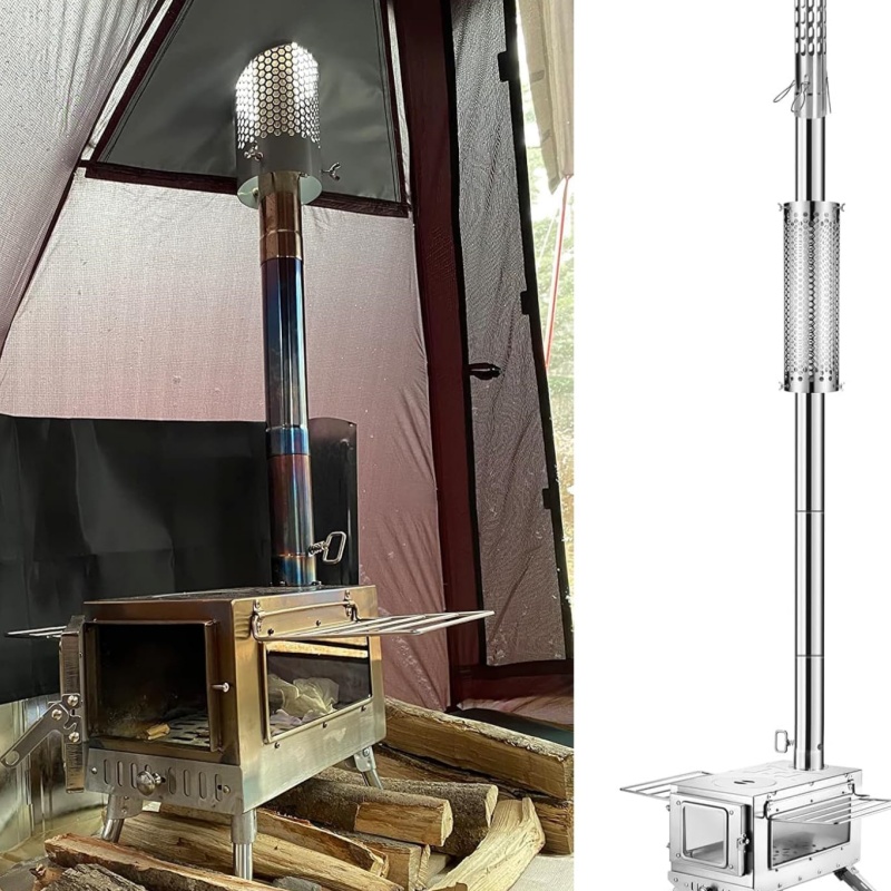 Camping Stove Pipe Stainless S - Outdoor Camping Stove Wood review and price