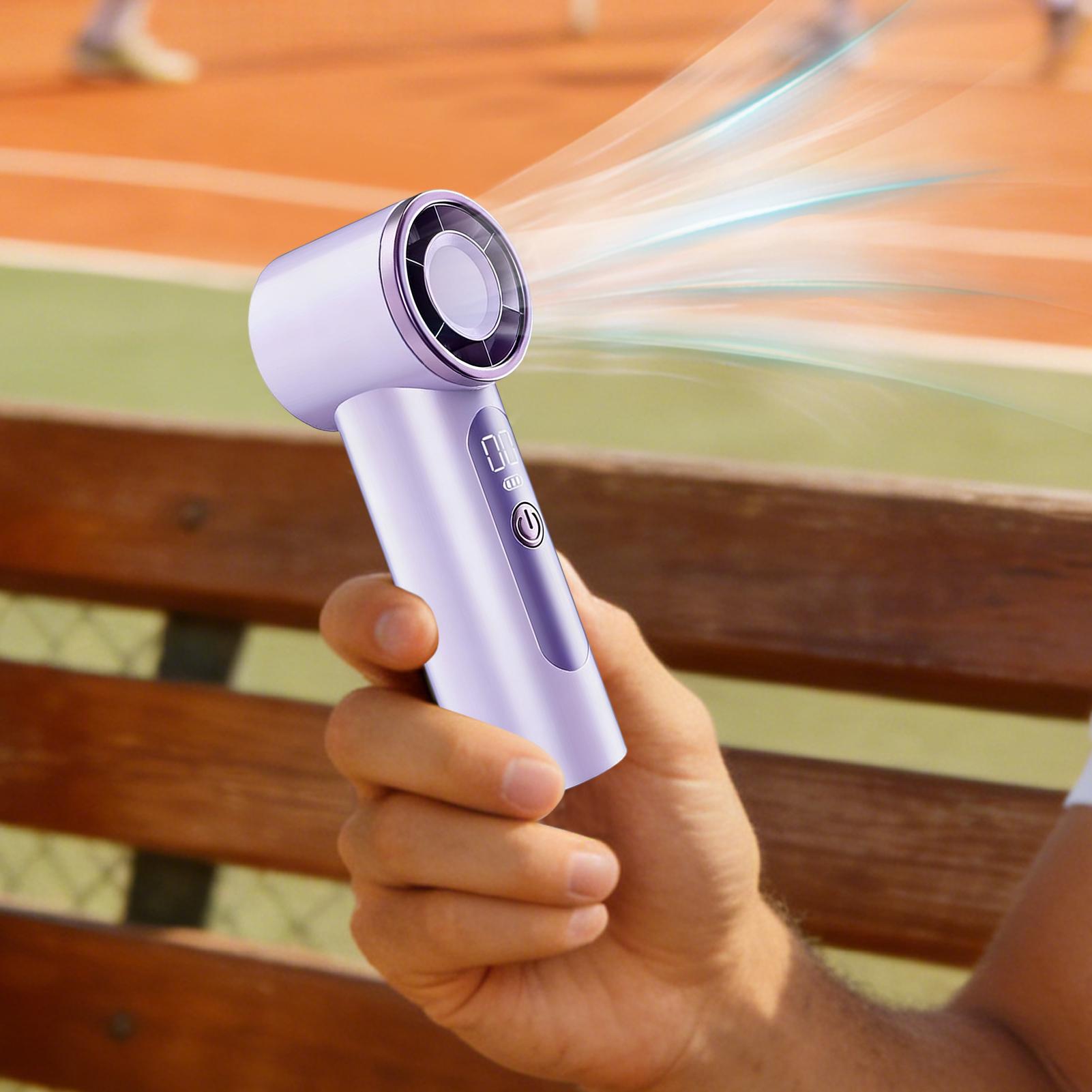 USB Rechargeable Mini Handheld - Outdoor Camping Ventilator review and price