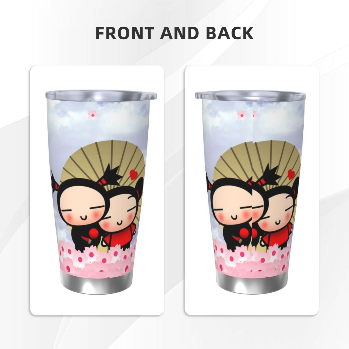 Cute Cartoon Pucca 20oz Stainl - Vacuum Insulated Flask review and price
