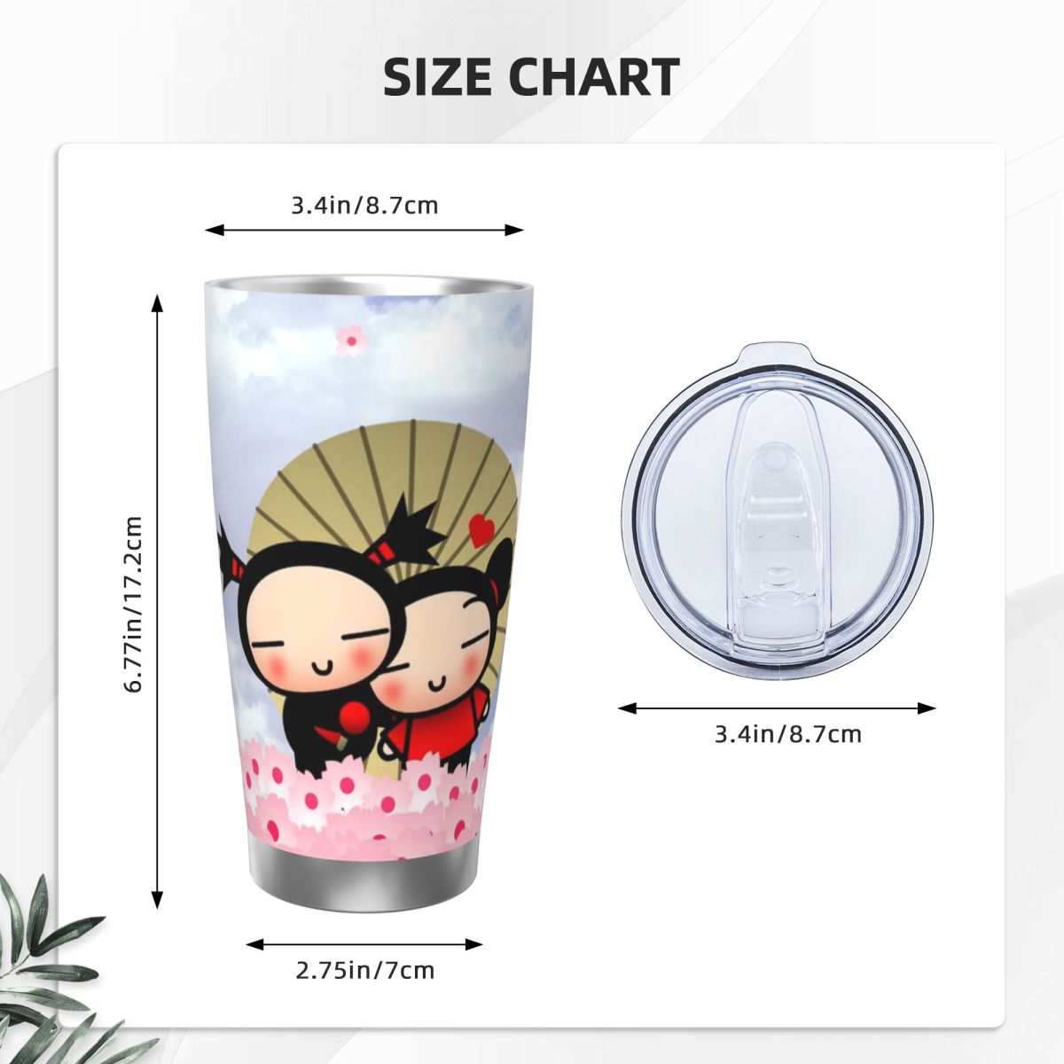 Cute Cartoon Pucca 20oz Stainl - Vacuum Insulated Flask review and price