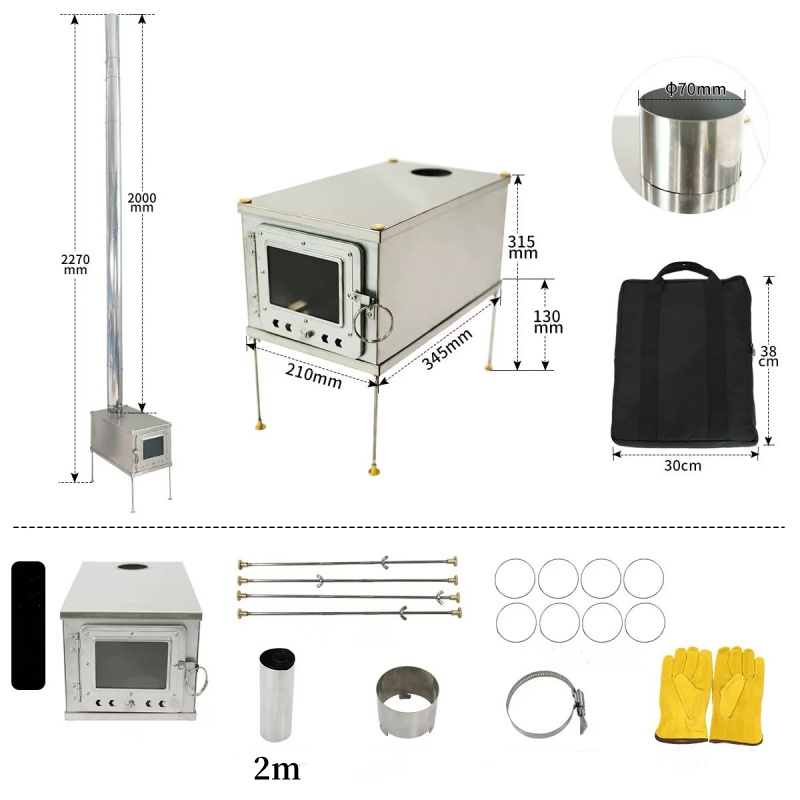 Foldable  Tent Stove Lightweig - Outdoor Camping Stove Wood review and price