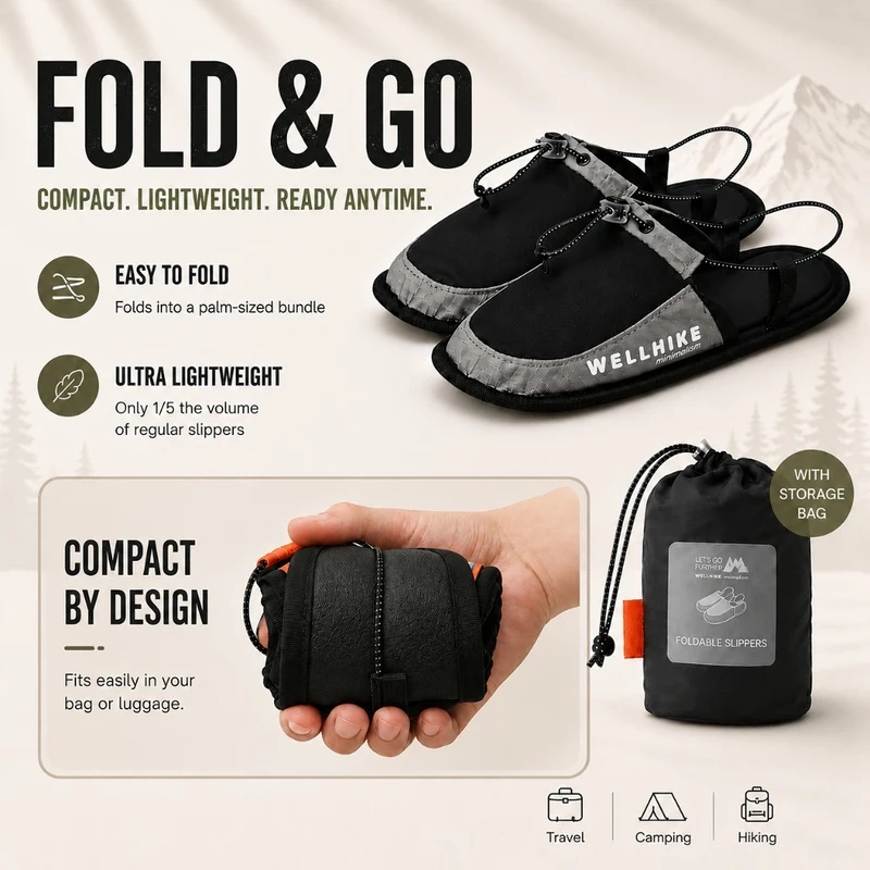 Quick Dry Camping Slippers Wad - Outdoor Camping Items review and price