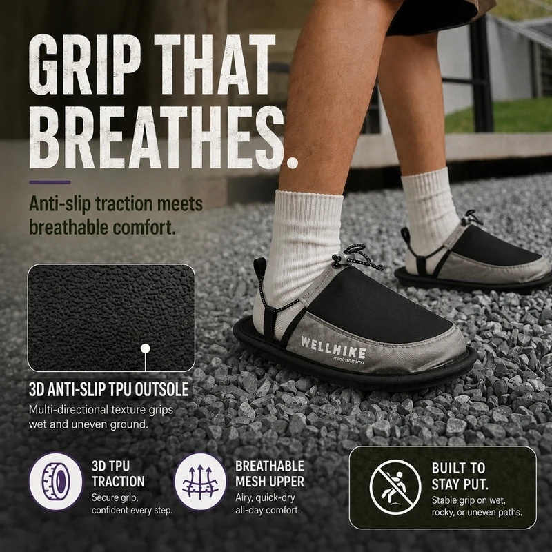 Quick Dry Camping Slippers Wad - Outdoor Camping Items review and price