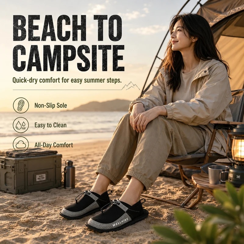 Quick Dry Camping Slippers Wad - Outdoor Camping Items review and price