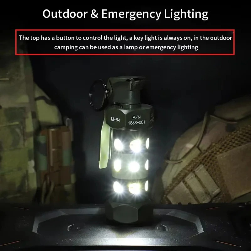 ABS Alloy M84 Flashbang Grenad - Outdoor Camping Toys review and price