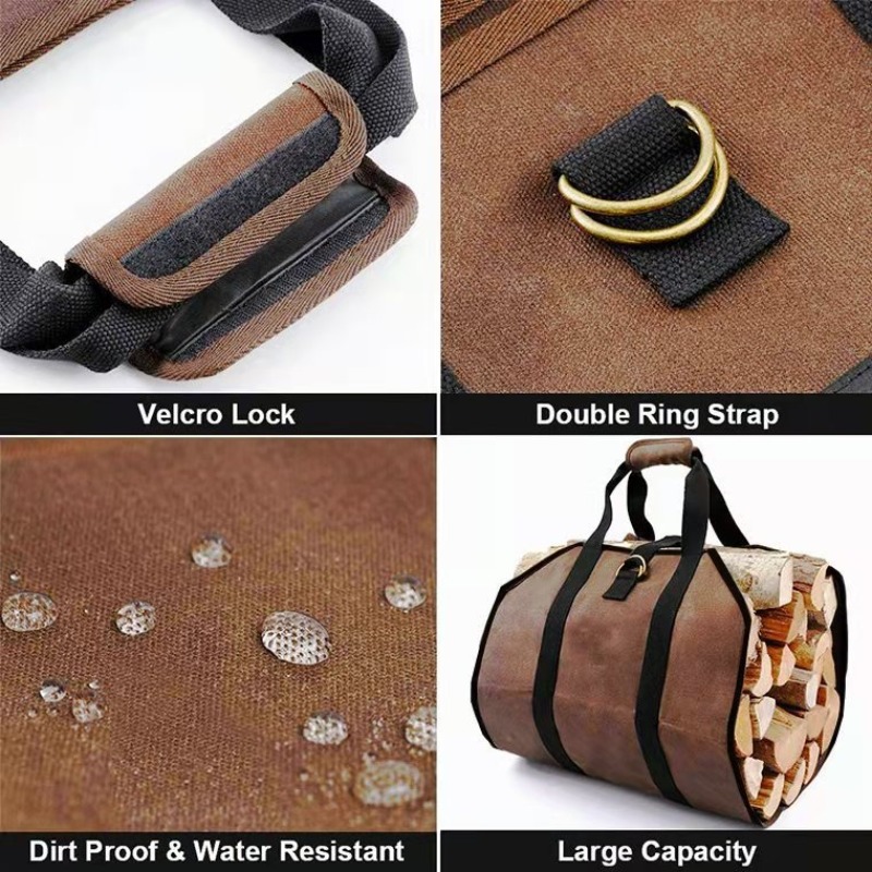 Fireplace Firewood Log Carrier - Outdoor Camping Fireplace review and price