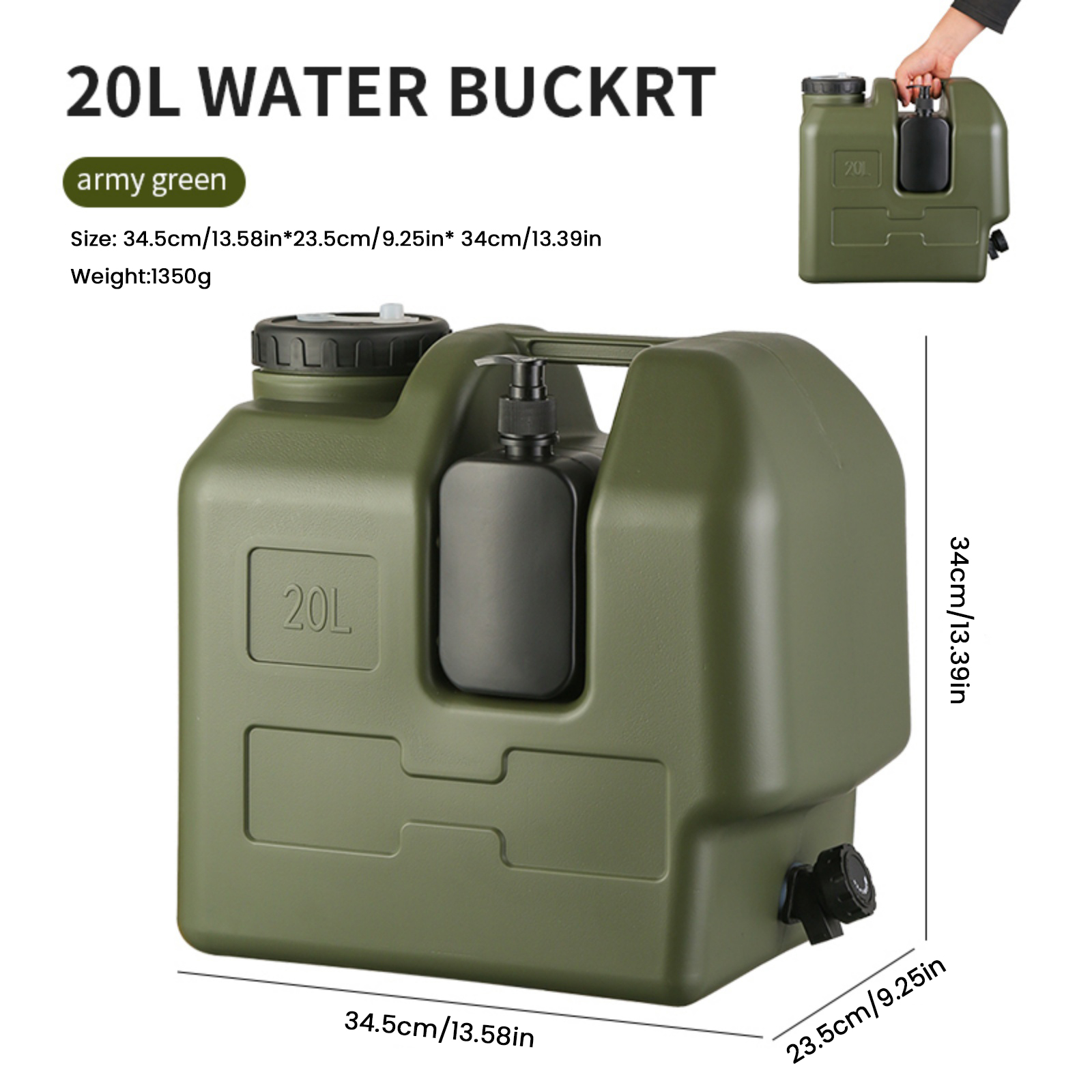 15/20L Portable Camping Water  - Outdoor Camping Kettle review and price