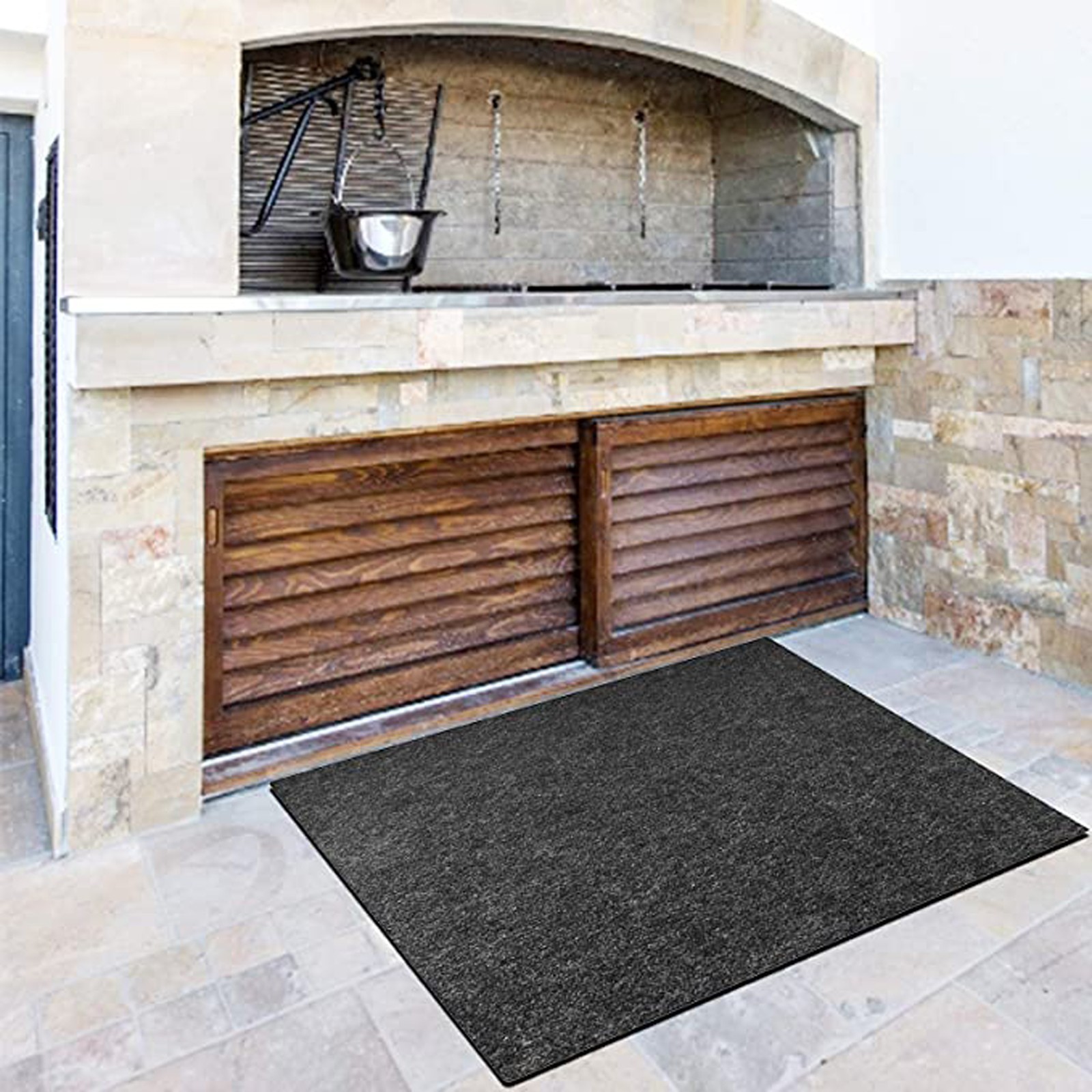 Fireproof Fireplace Hearth Rug - Outdoor Camping Fireplace review and price