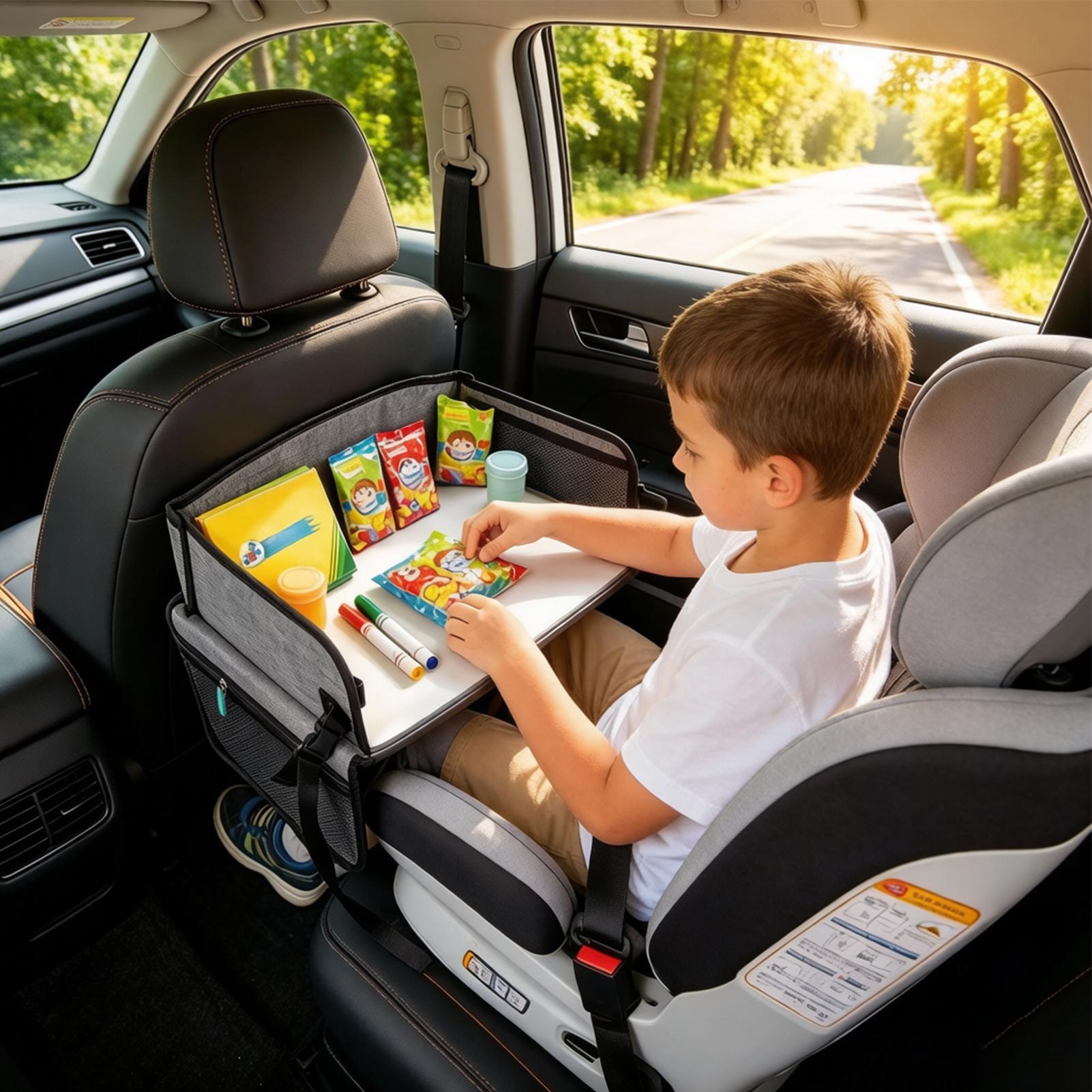 Kids Car Tray With Pocket Fold - Outdoor Camping Toys review and price