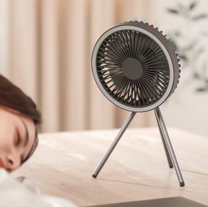 Portable Camping Fan with LED  - Outdoor Camping Ventilator review and price