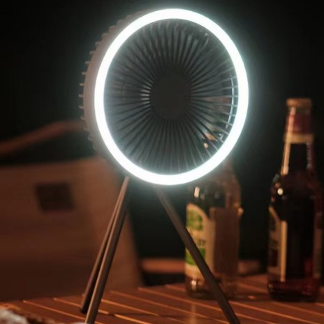 Portable Camping Fan with LED  - Outdoor Camping Ventilator review and price