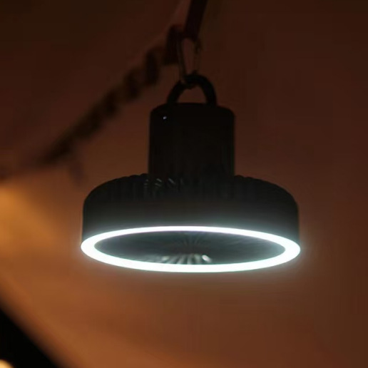 Portable Camping Fan with LED  - Outdoor Camping Ventilator review and price