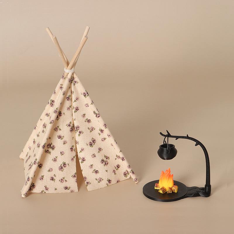New 1:12 Scale Camping Tent Mo - Outdoor Camping Toys review and price