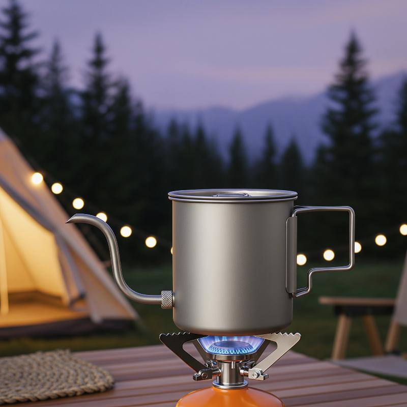 Pure Titanium Gooseneck Pour O - Outdoor Camping Kettle review and price