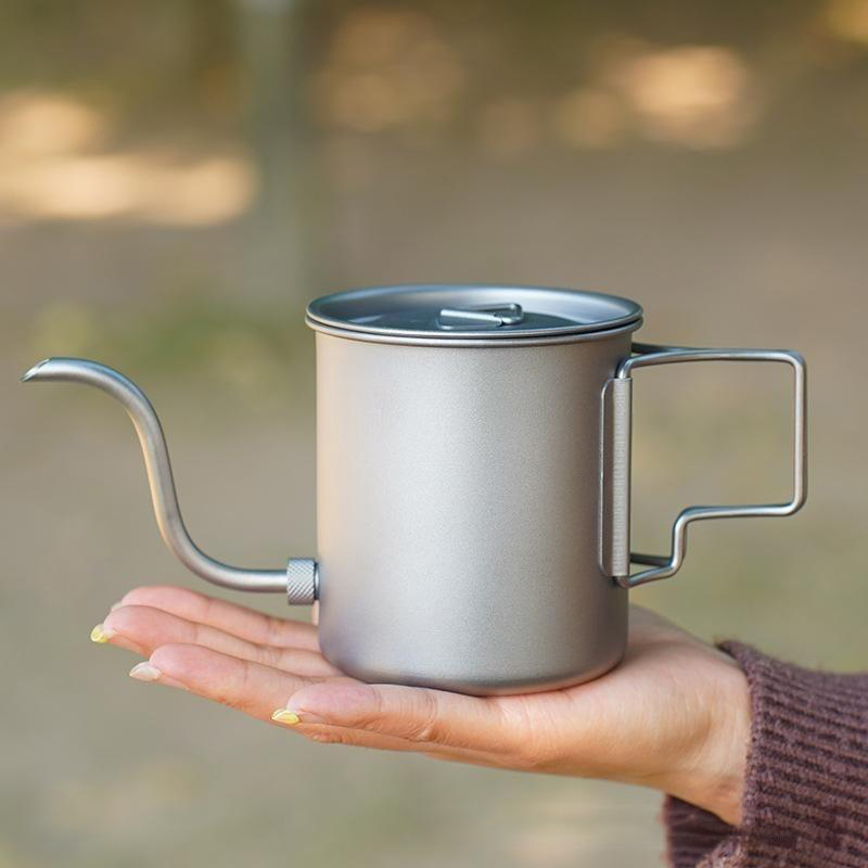 Pure Titanium Gooseneck Pour O - Outdoor Camping Kettle review and price