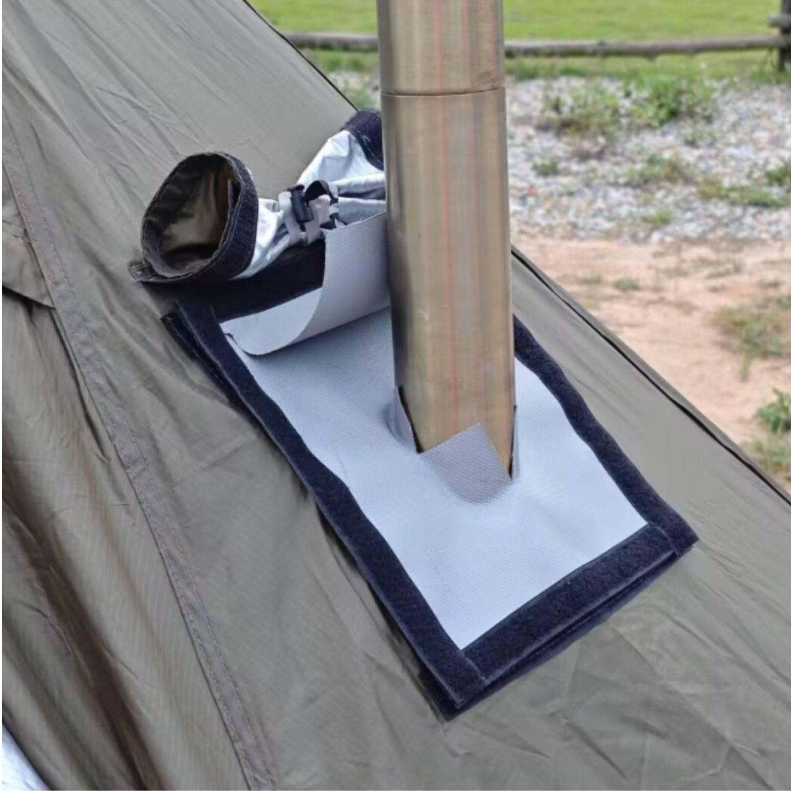 Camping Stove Chimney Guard Fi - Outdoor Camping Fireplace review and price