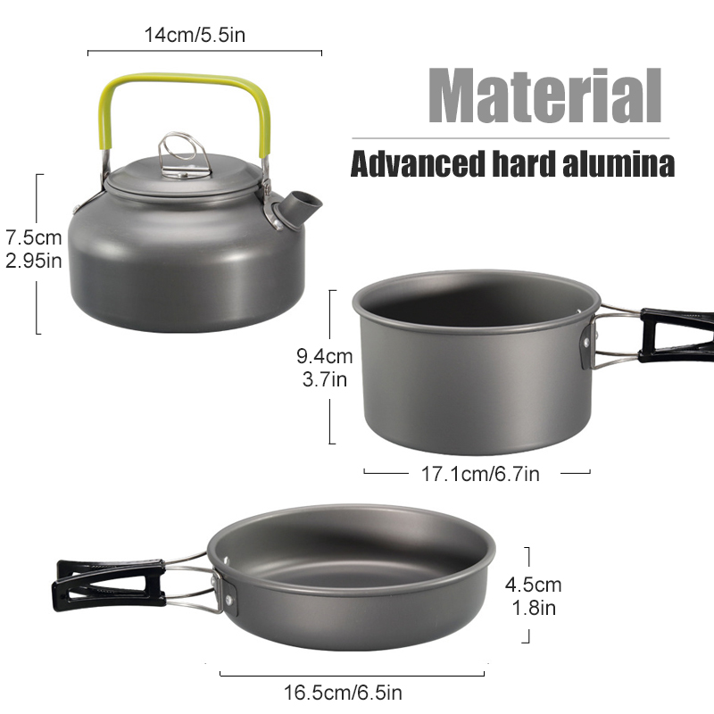 WESTTUNE Camping Cookware Kit  - Outdoor Camping Kettle review and price