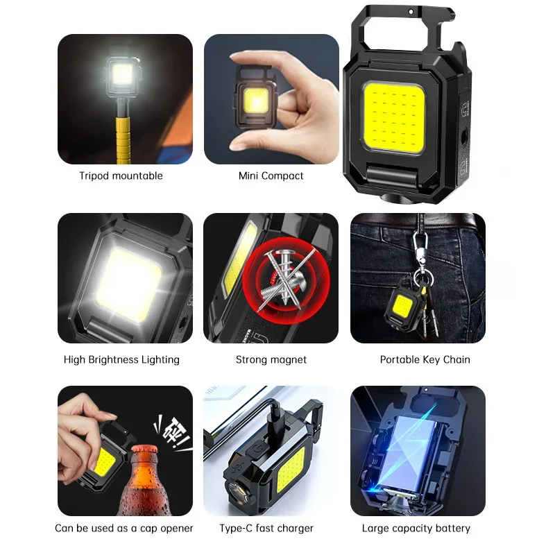 Mini Flashlight Keychain Light - Outdoor Camping Lantern review and price