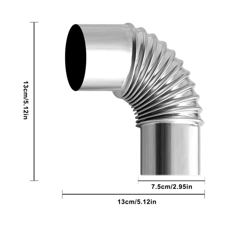 60/75mm Stainless Steel 90 Deg - Outdoor Camping Stove Wood review and price