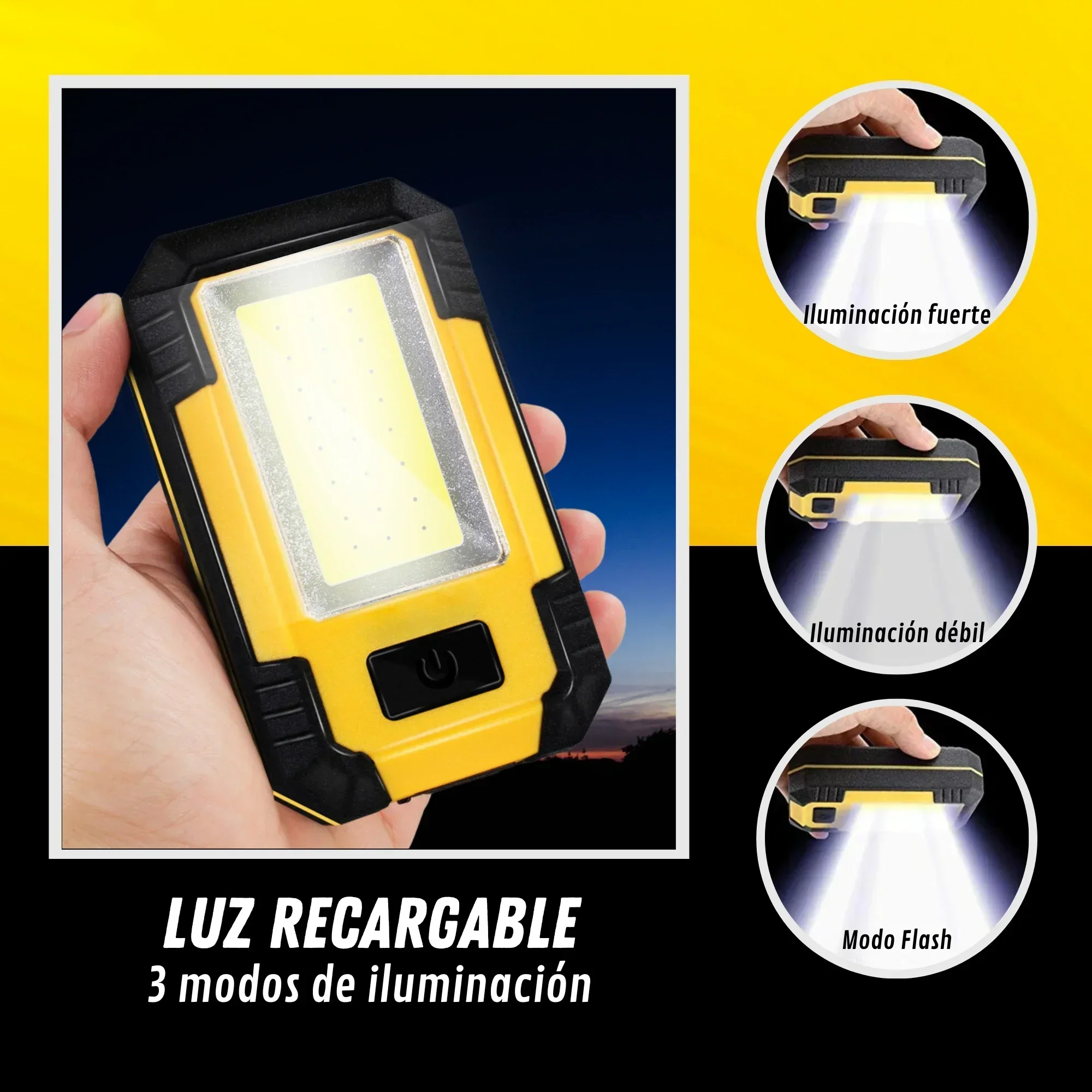 Rechargeable 4000MaH Work Ligh - Outdoor Camping Lantern review and price