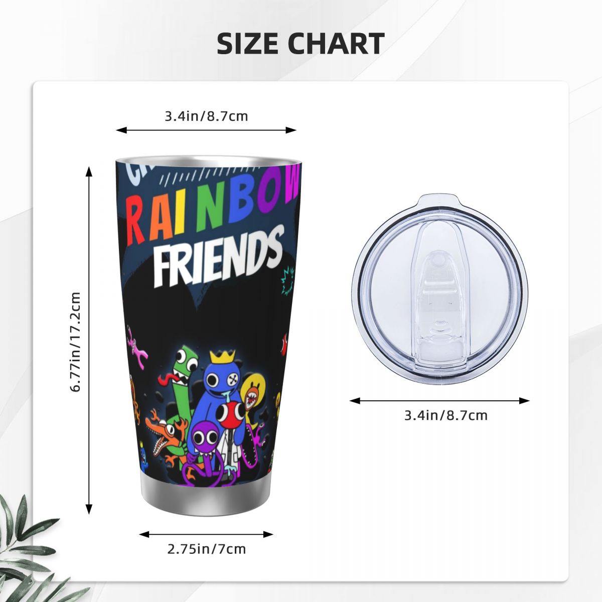 R-Rainbow-Friends 20oz Stainle - Vacuum Insulated Flask review and price