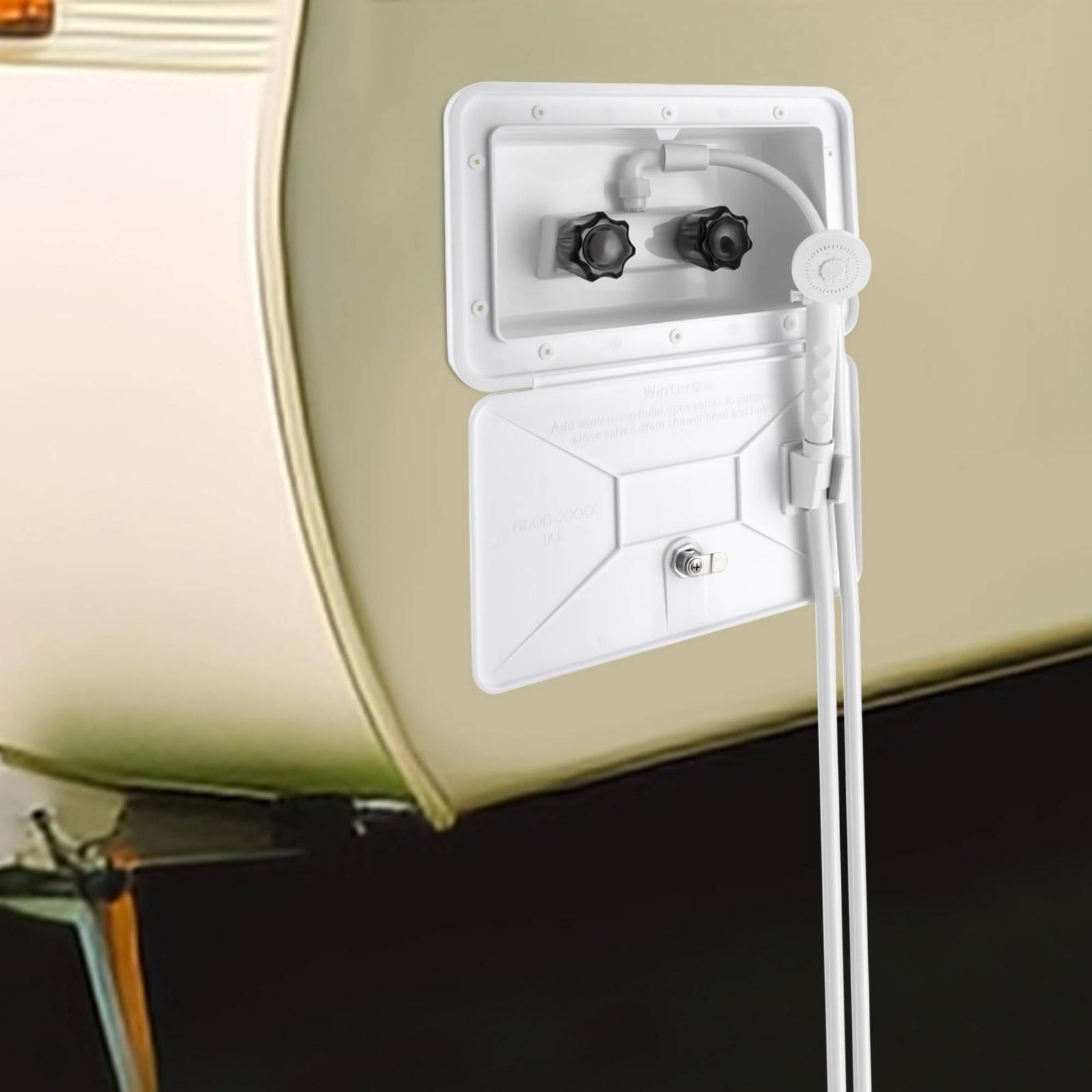 RV Exterior Shower Box Compact - Outdoor Camping Set review and price