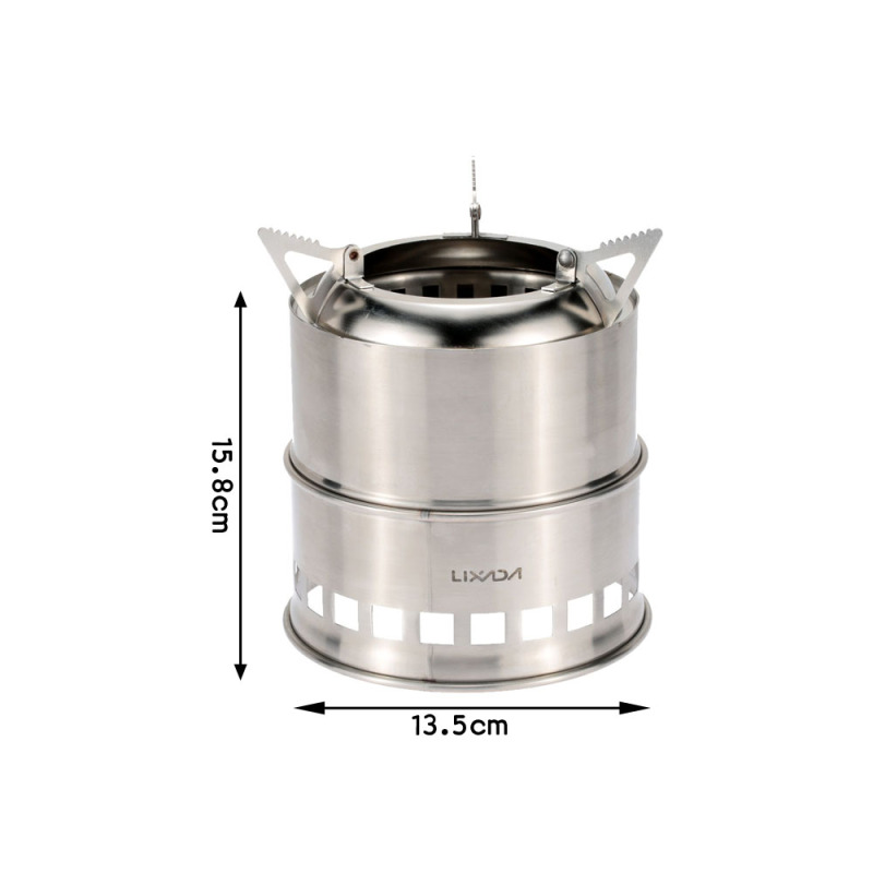 Lixada Stainless Steel Wood St - Outdoor Camping Stove Wood review and price