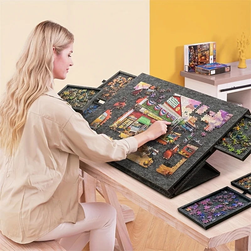 6-Drawer 1500pcs Jigsaw Puzzle - Outdoor Camping Table review and price