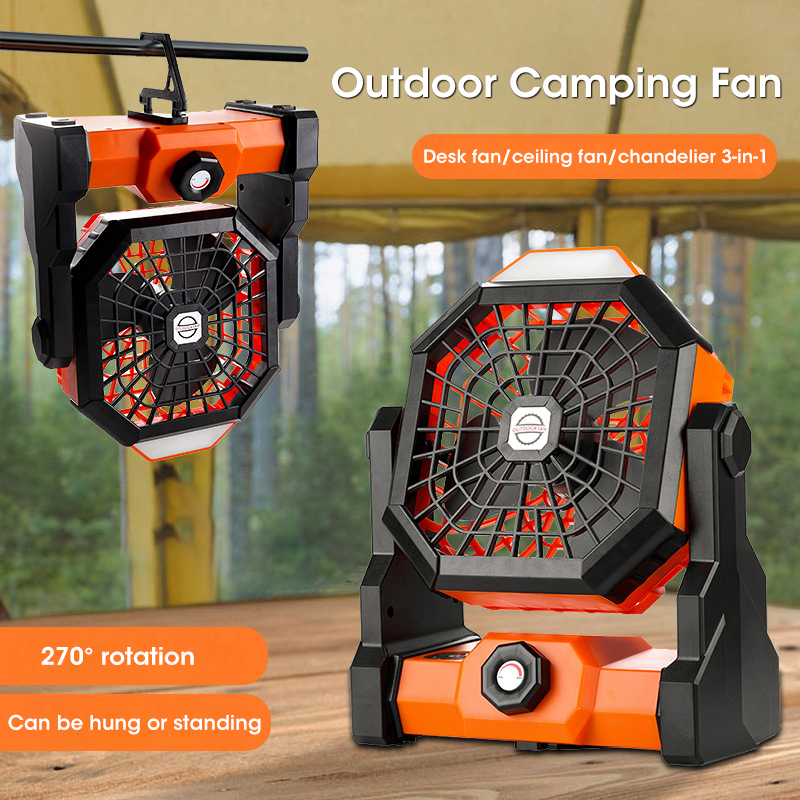 10000mAh Camping Fan with LED  - Outdoor Camping Ventilator review and price