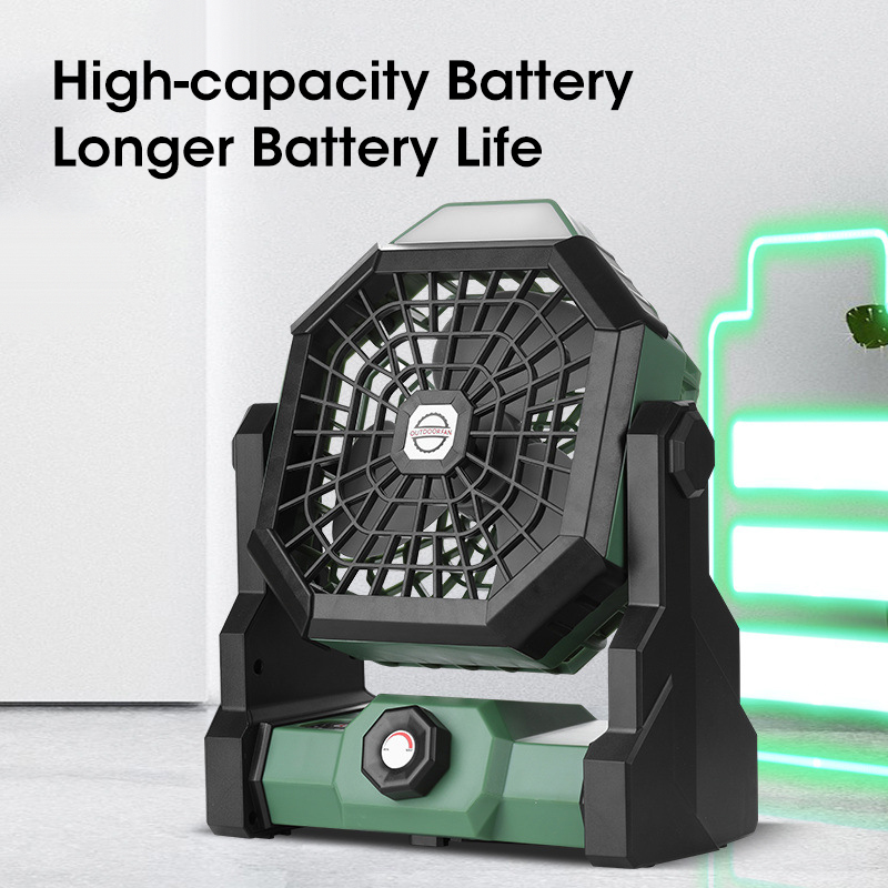 10000mAh Camping Fan with LED  - Outdoor Camping Ventilator review and price