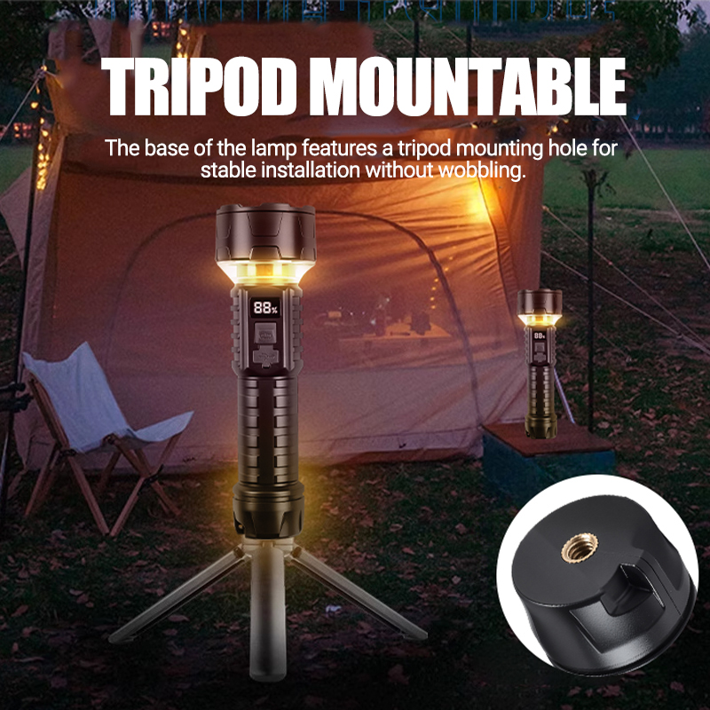 COB LED Flashlight Rechargeabl - Outdoor Camping Lantern review and price
