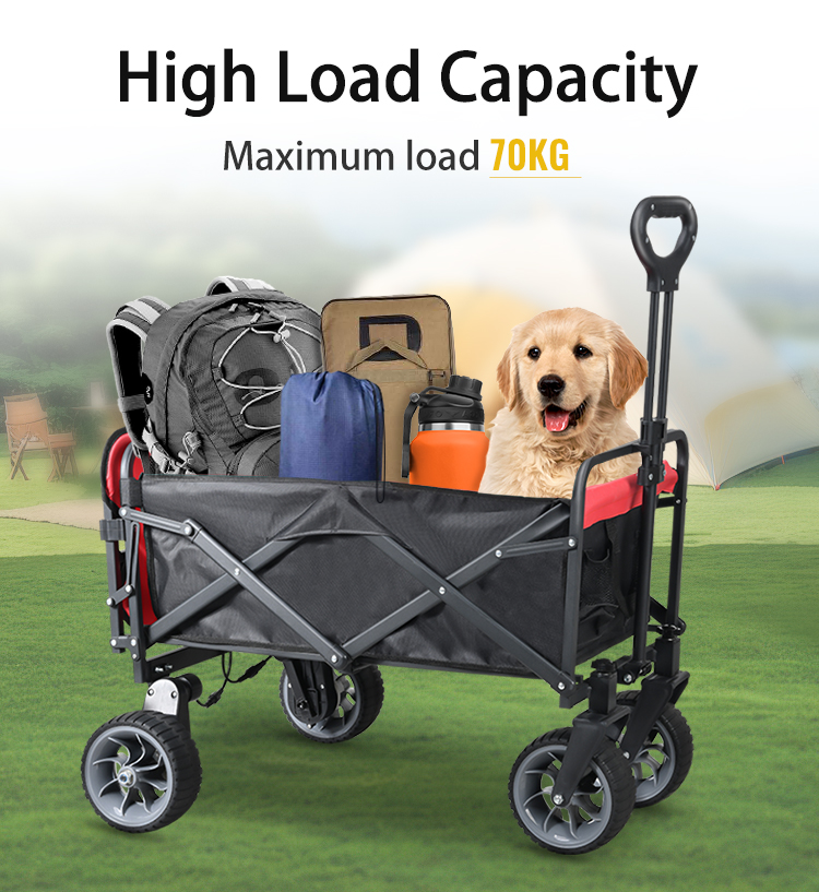 Electric Camping Wagon Cart Fo - Outdoor Camping Table review and price
