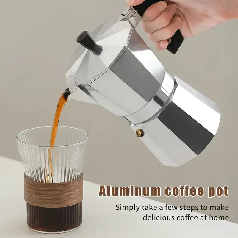 Classic Aluminum Moka Pot 50-3 - Outdoor Camping Items review and price
