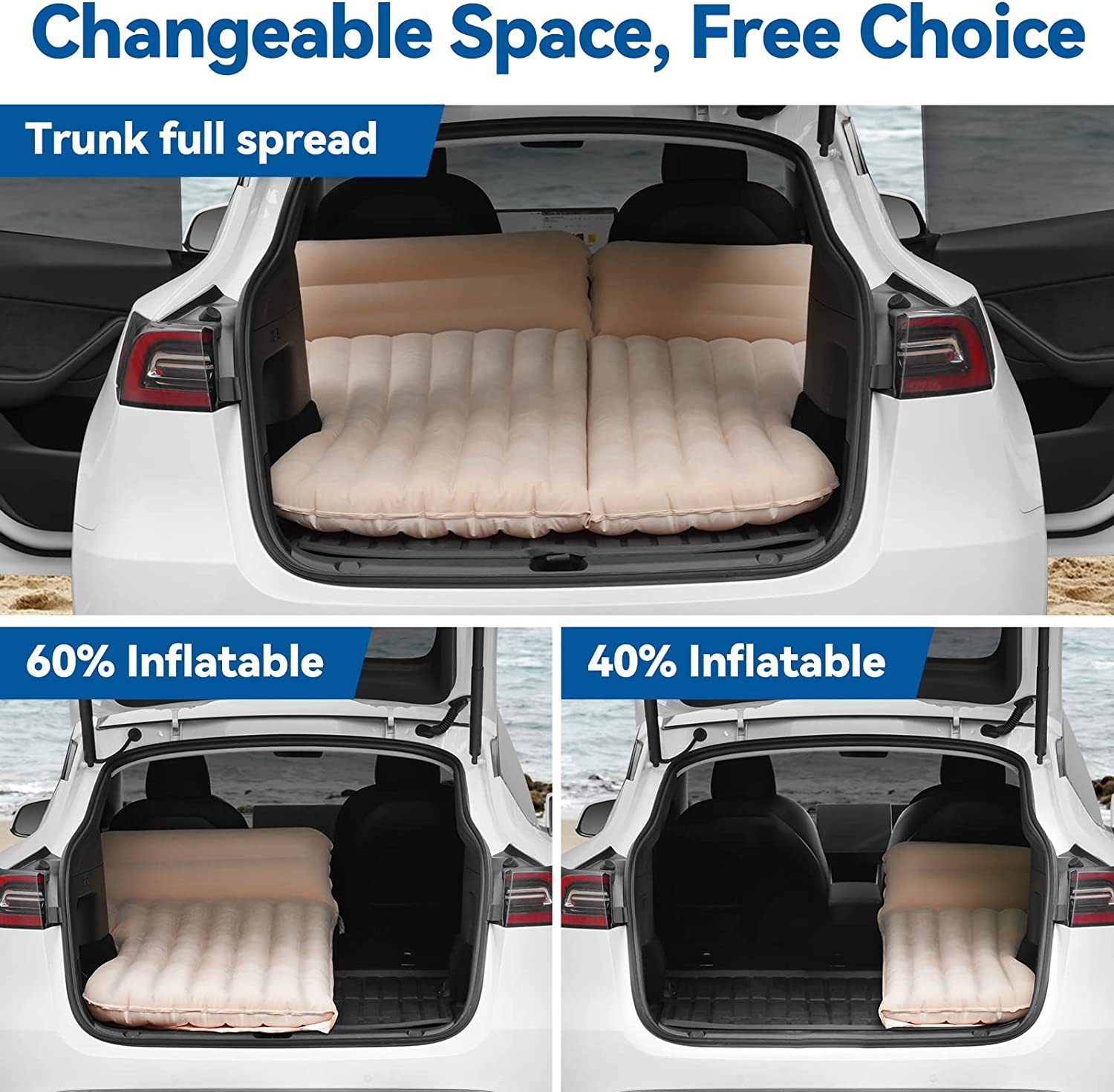 Car Inflatable Bed For Tesla M - Outdoor Y Camping review and price