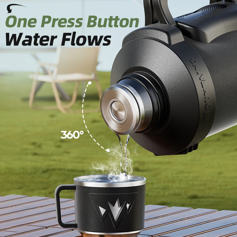 Stainless Steel Large Capacity - Vacuum Insulated Flask review and price