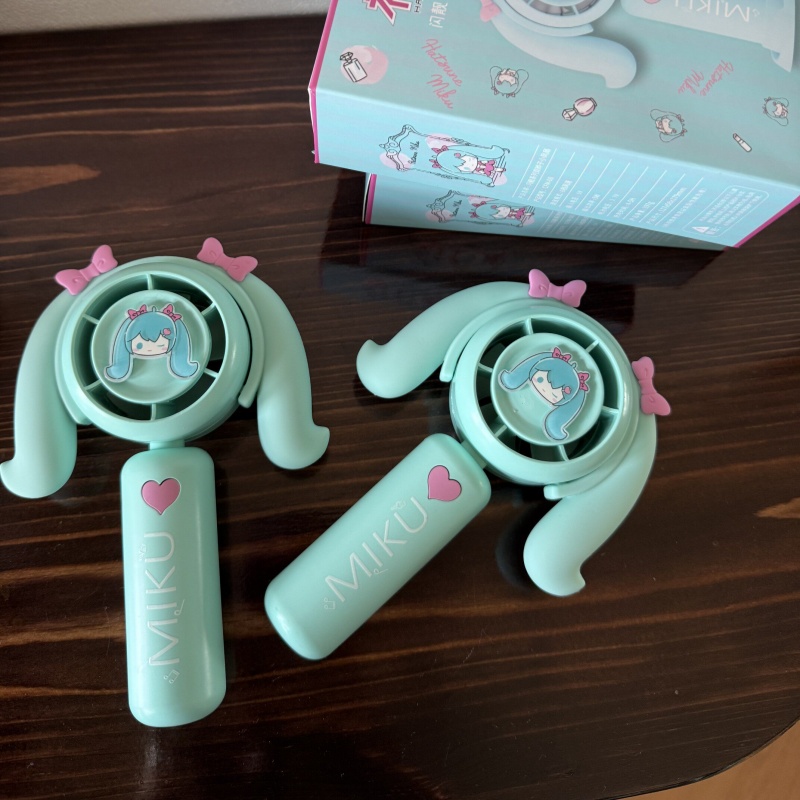 Hatsune Miku Mini Handheld Fan - Outdoor Camping Ventilator review and price
