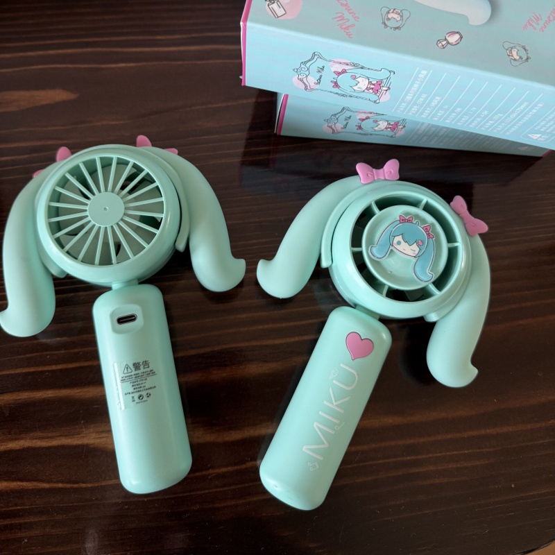 Hatsune Miku Mini Handheld Fan - Outdoor Camping Ventilator review and price