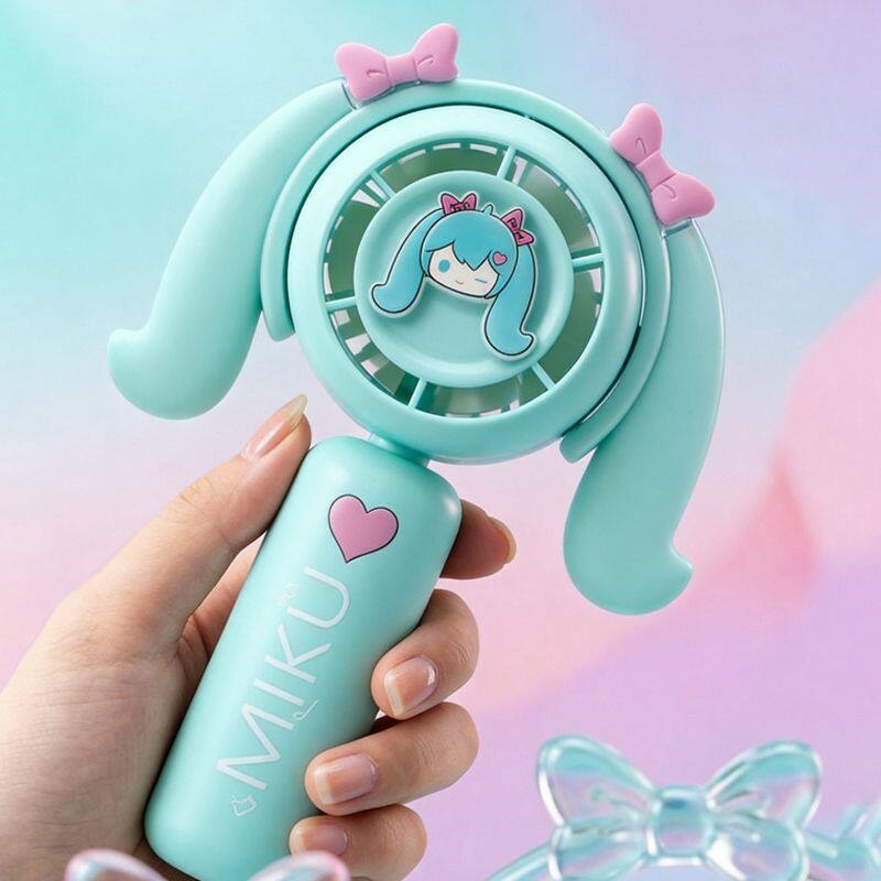 Hatsune Miku Mini Handheld Fan - Outdoor Camping Ventilator review and price