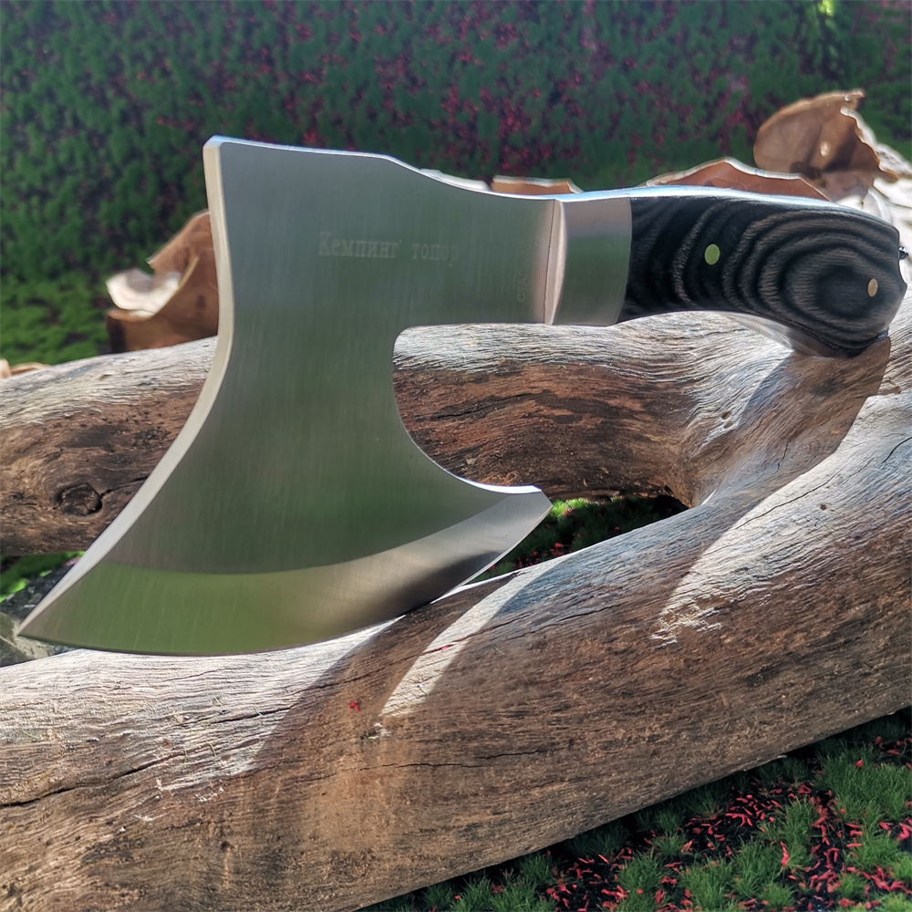 Wooden Handle Stainless Steel  - Camp Axe Hatchet review and price