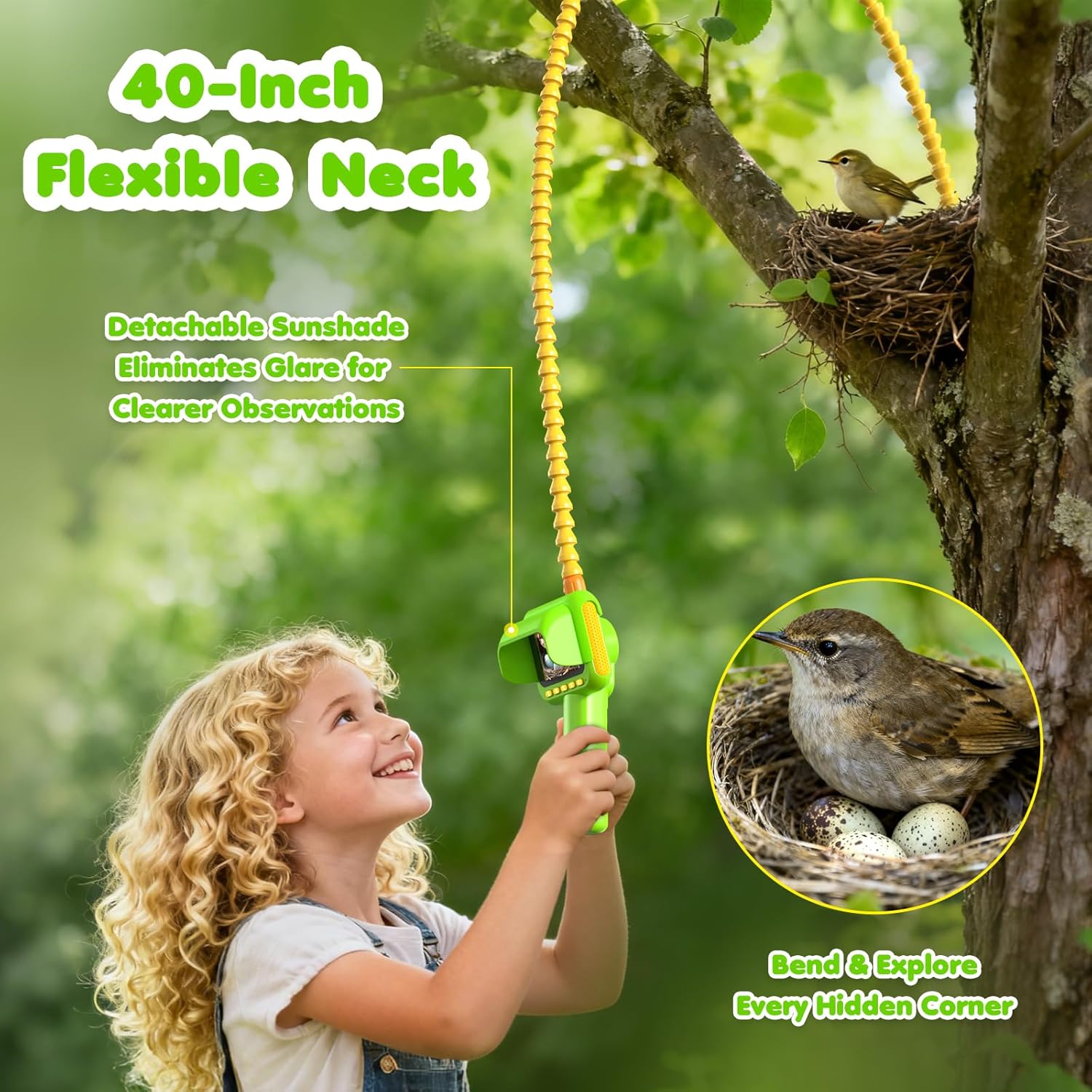 Endoscope for Kids, Borescope  - Outdoor Camping Toys review and price