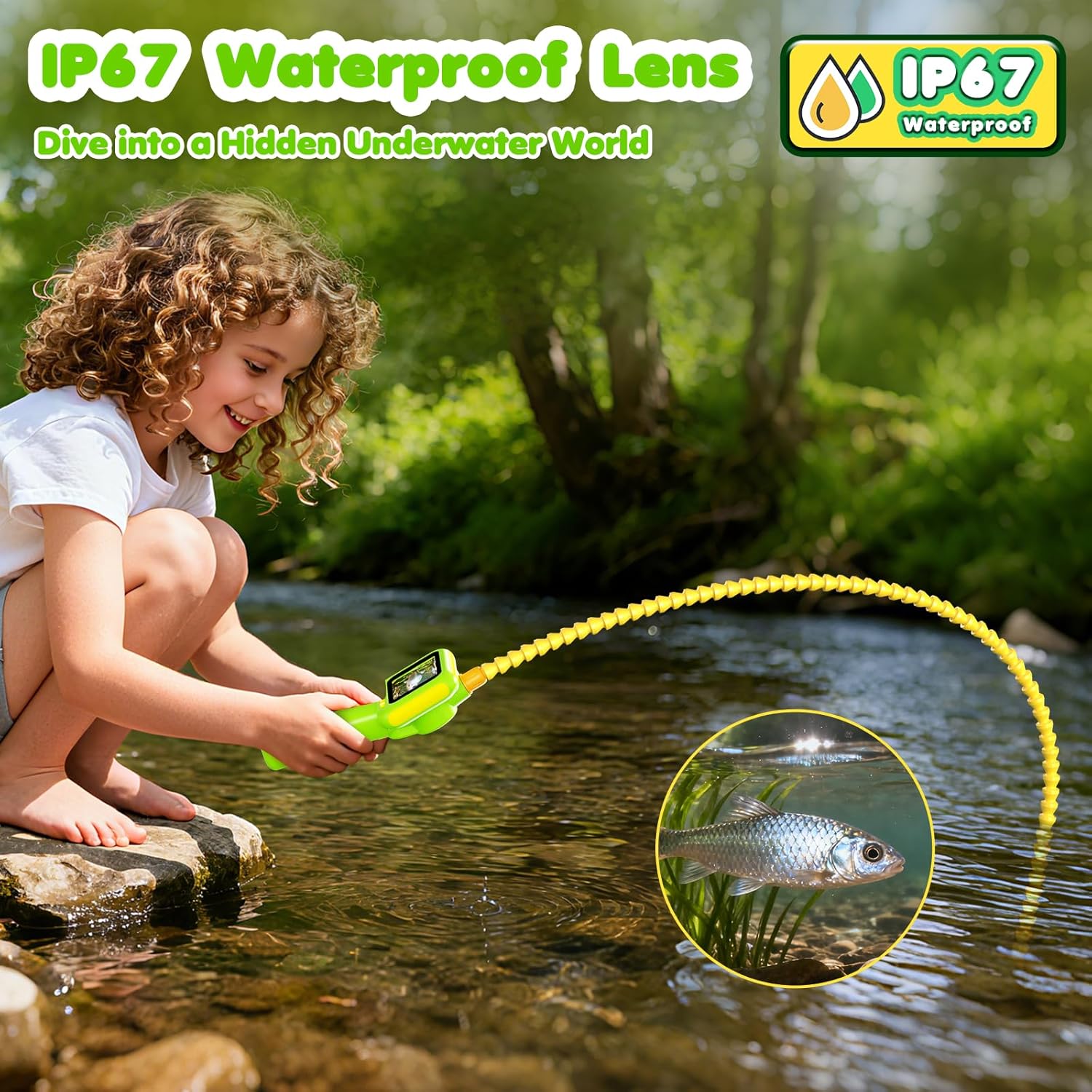 Endoscope for Kids, Borescope  - Outdoor Camping Toys review and price