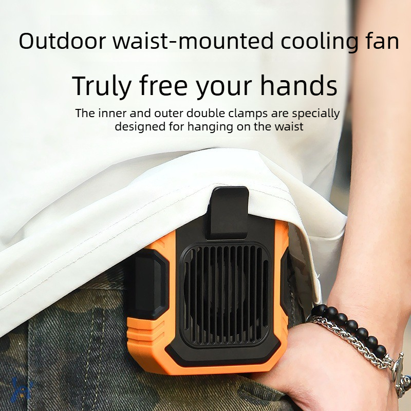 Waist Mount Clip on Fan USB Re - Outdoor Camping Ventilator review and price