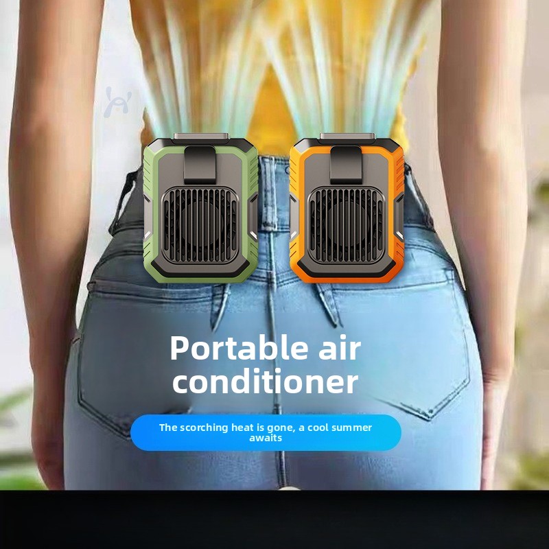 Waist Mount Clip on Fan USB Re - Outdoor Camping Ventilator review and price